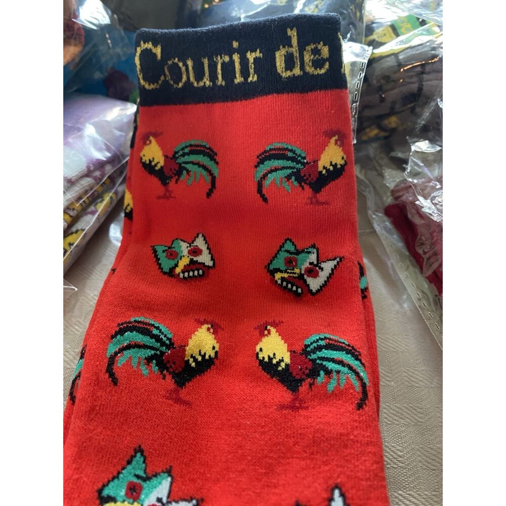 Bacchus 2025 Courir de Mardi Gras Socks New Orleans Krewe Favor W107-03
